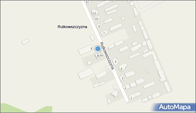 Rutkowszczyzna, Rutkowszczyzna, 6, mapa Rutkowszczyzna