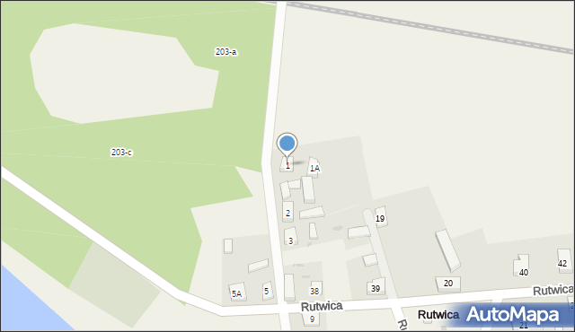 Rutwica, Rutwica, 1, mapa Rutwica