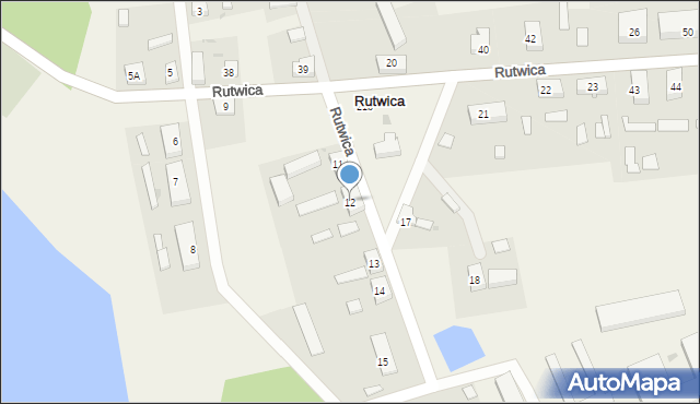 Rutwica, Rutwica, 12, mapa Rutwica