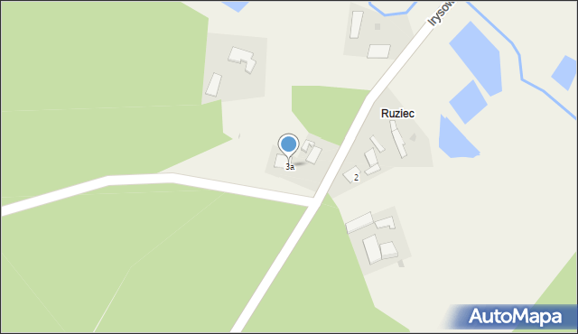 Ruziec, Ruziec, 3a, mapa Ruziec