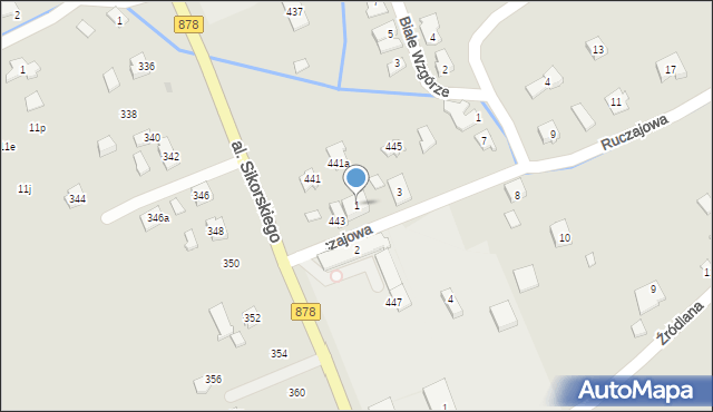 Rzeszów, Ruczajowa, 1, mapa Rzeszów