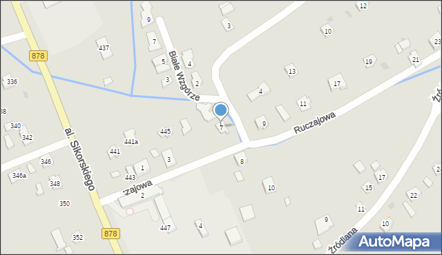 Rzeszów, Ruczajowa, 7, mapa Rzeszów