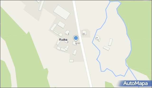 Rzewuszyce, Rudka, 5, mapa Rzewuszyce