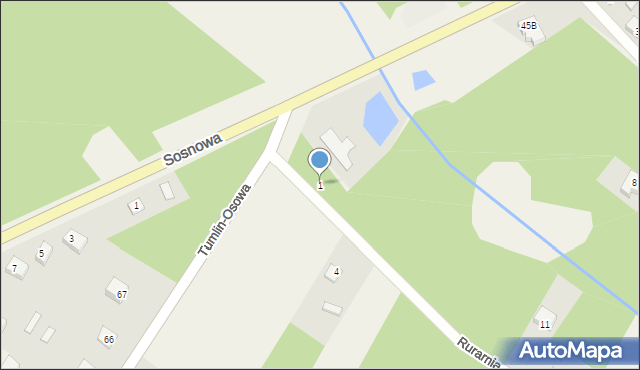 Samsonów, Rurarnia, 1, mapa Samsonów