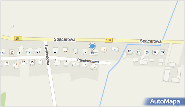 Śmiłowo, Rumiankowa, 4, mapa Śmiłowo