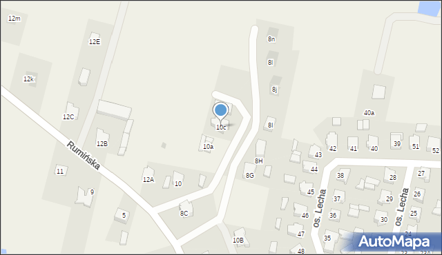 Stare Miasto, Rumińska, 10c, mapa Stare Miasto