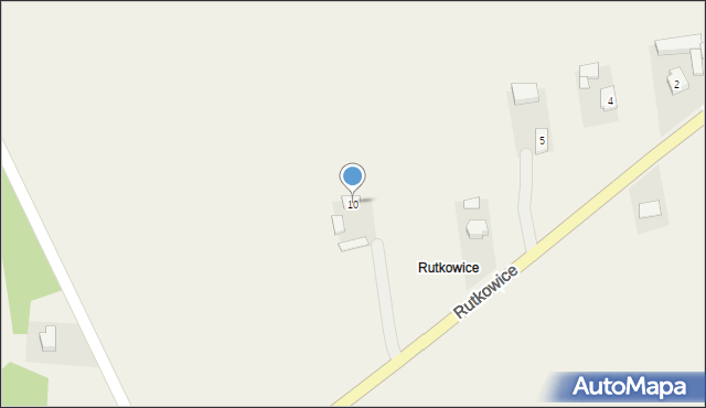 Strzałków, Rutkowice, 10, mapa Strzałków