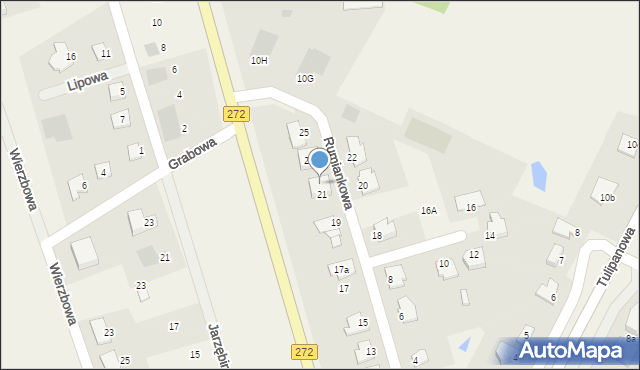Sulnowo, Rumiankowa, 21A, mapa Sulnowo