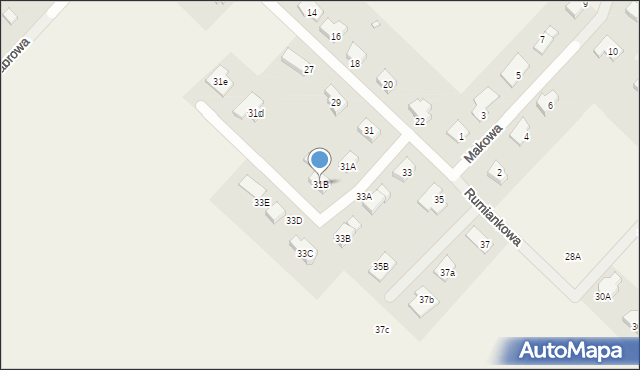 Świdnica, Rumiankowa, 31B, mapa Świdnicy