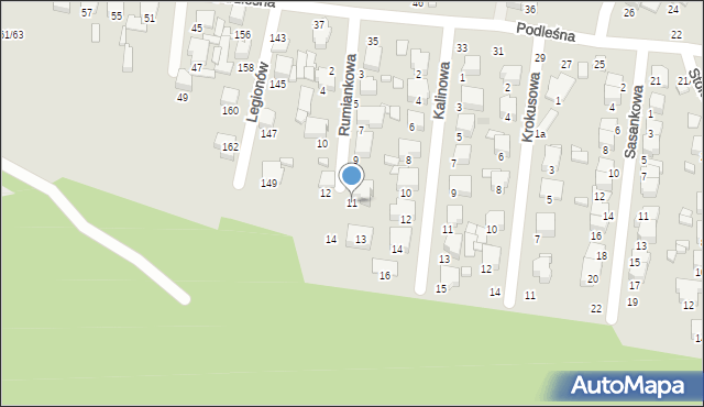 Tomaszów Mazowiecki, Rumiankowa, 11, mapa Tomaszów Mazowiecki