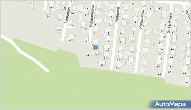 Tomaszów Mazowiecki, Rumiankowa, 13, mapa Tomaszów Mazowiecki