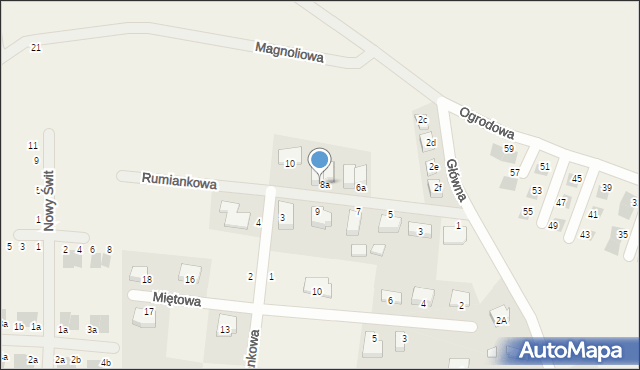 Wojnowice, Rumiankowa, 8b, mapa Wojnowice