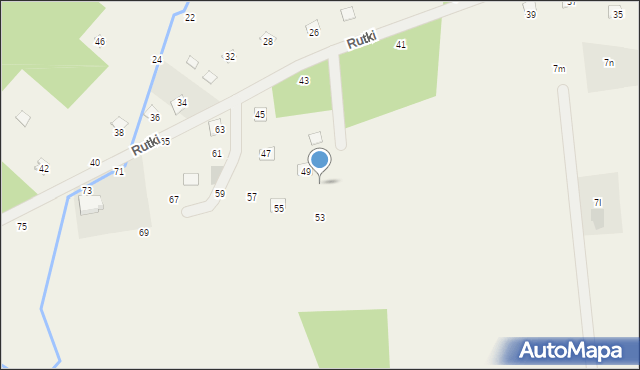 Wola Karczewska, Rutki, 51, mapa Wola Karczewska