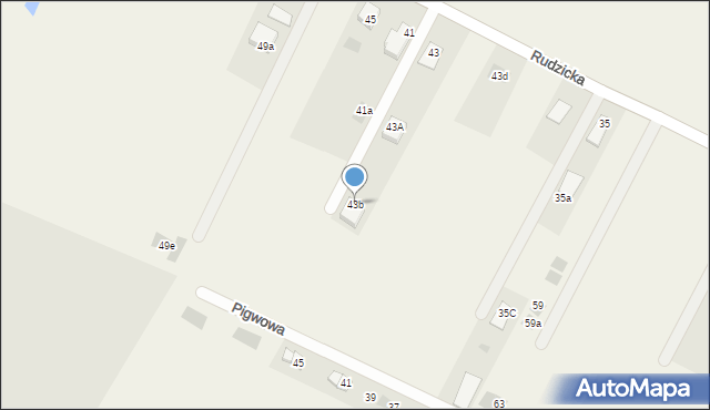 Wola Podłężna, Rudzicka, 43b, mapa Wola Podłężna