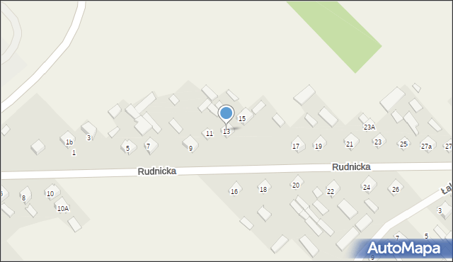 Wysokie, Rudnicka, 13, mapa Wysokie