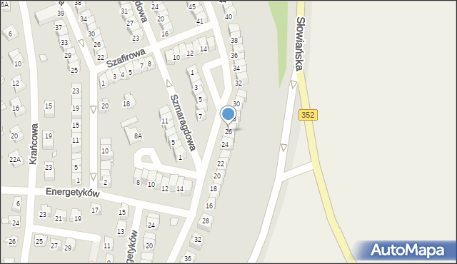 Zgorzelec, Rubinowa, 26, mapa Zgorzelec