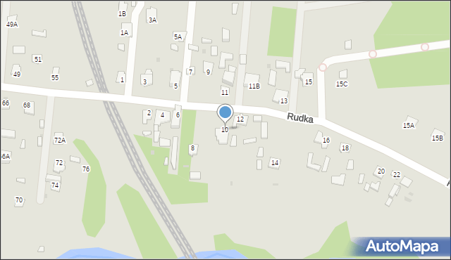 Zwierzyniec, Rudka, 10, mapa Zwierzyniec