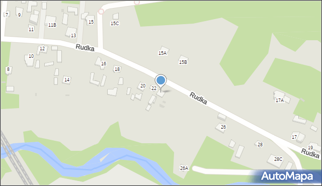 Zwierzyniec, Rudka, 24, mapa Zwierzyniec