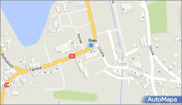 Biały Bór, Rynek, 2, mapa Biały Bór