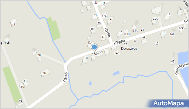 Bochnia, Rydla Lucjana, 26A, mapa Bochni