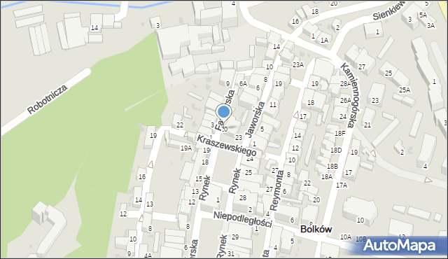 Bolków, Rynek, 20, mapa Bolków