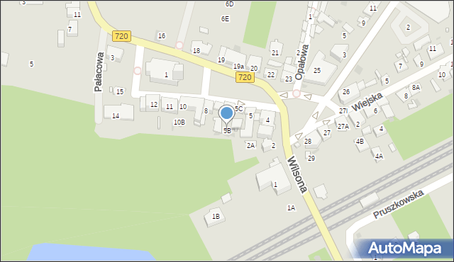 Brwinów, Rynek, 5B, mapa Brwinów