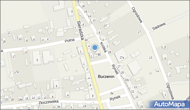 Burzenin, Rynek, 31, mapa Burzenin