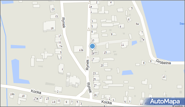 Czemierniki, Rynek, 14, mapa Czemierniki