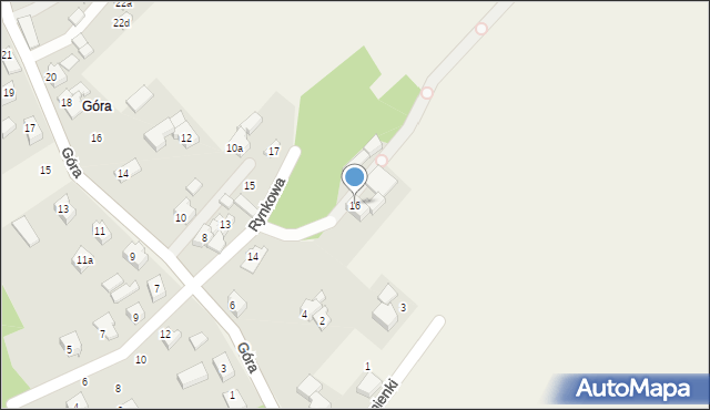 Dankowice, Rynkowa, 16, mapa Dankowice