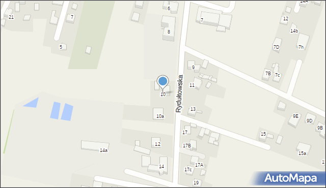 Gaszowice, Rydułtowska, 10, mapa Gaszowice