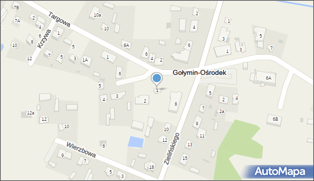 Gołymin-Ośrodek, Rynek, 1, mapa Gołymin-Ośrodek