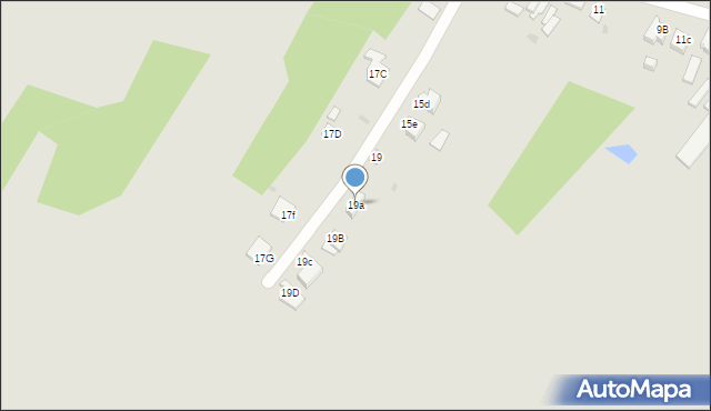 Góra Kalwaria, Rybie, 19a, mapa Góra Kalwaria