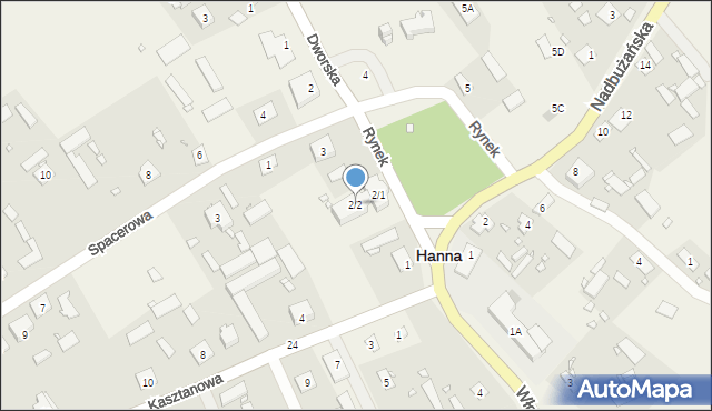 Hanna, Rynek, 2/2, mapa Hanna