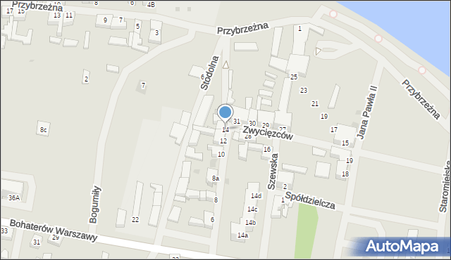 Ińsko, Rybacka, 14, mapa Ińsko