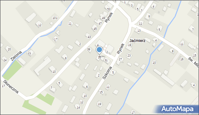 Jaćmierz, Rynek, 35, mapa Jaćmierz