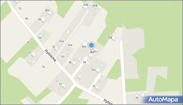 Jankowice, Rybnicka, 56A, mapa Jankowice