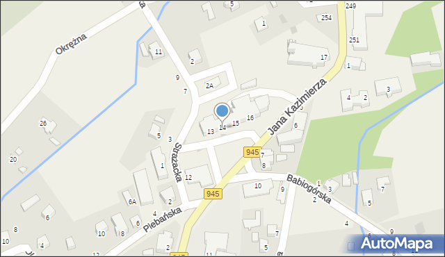 Jeleśnia, Rynek, 14, mapa Jeleśnia