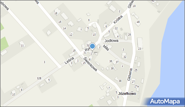 Józefkowo, Rynek, 1A, mapa Józefkowo