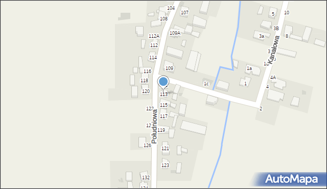 Kąkolewo, Rydzyńska, 113, mapa Kąkolewo