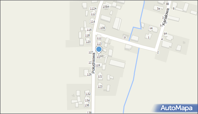 Kąkolewo, Rydzyńska, 117, mapa Kąkolewo