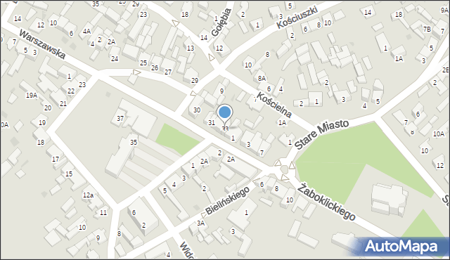 Karczew, Rynek Zygmunta Starego, 33, mapa Karczew