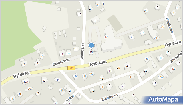 Kąty Rybackie, Rybacka, 15, mapa Kąty Rybackie