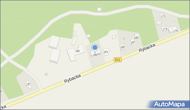 Kąty Rybackie, Rybacka, 161, mapa Kąty Rybackie