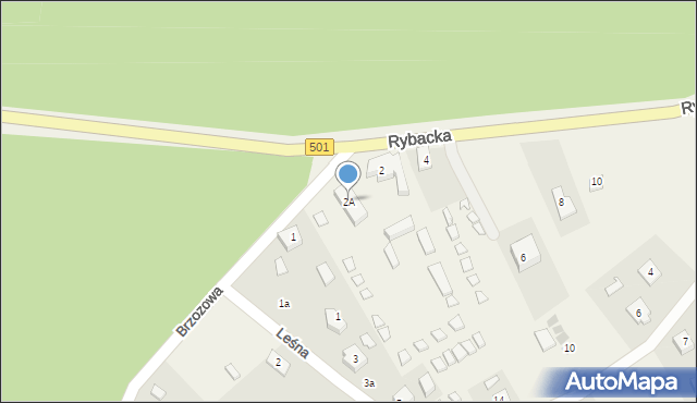 Kąty Rybackie, Rybacka, 2A, mapa Kąty Rybackie