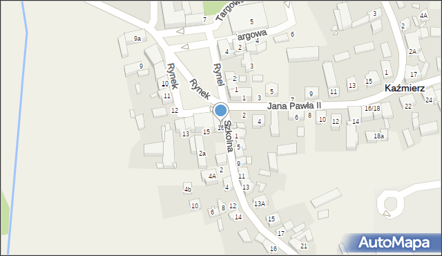 Kaźmierz, Rynek, 16, mapa Kaźmierz