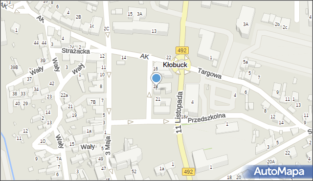 Kłobuck, Rynek Jana Pawła II, 19, mapa Kłobuck