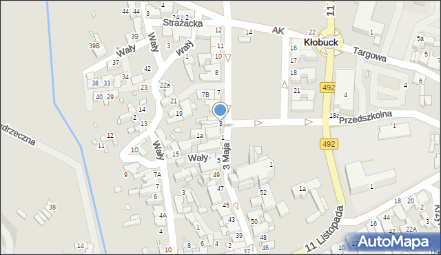 Kłobuck, Rynek Jana Pawła II, 2, mapa Kłobuck