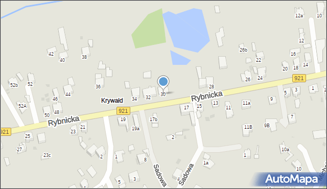 Knurów, Rybnicka, 30, mapa Knurów