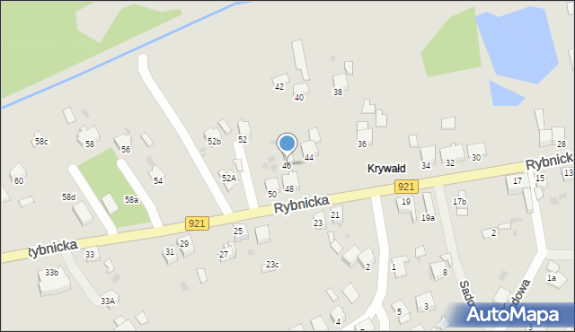 Knurów, Rybnicka, 46, mapa Knurów