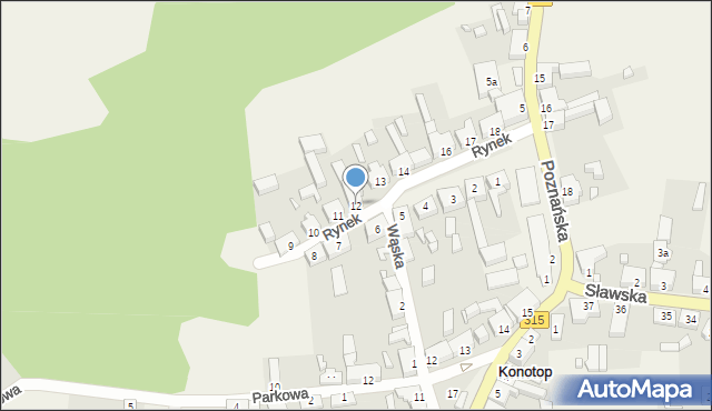 Konotop, Rynek, 12, mapa Konotop